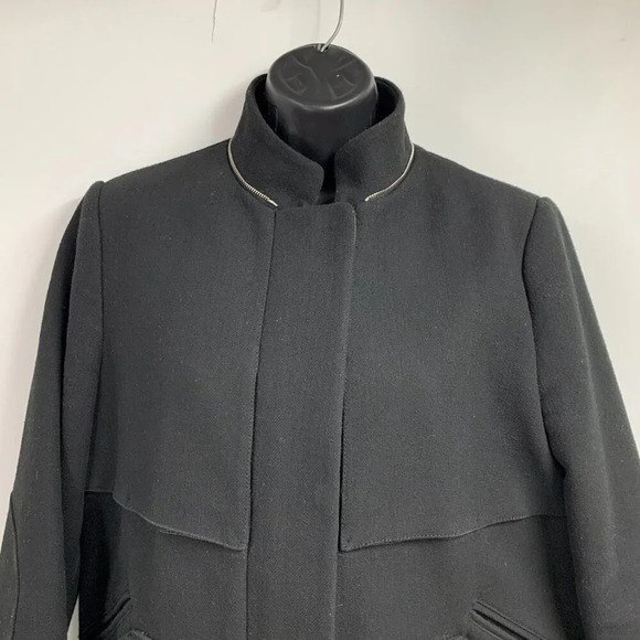 Zara Women's Trafaluc Covered Zip Mock Neck Long Sleeve Size M - Picture 4 of 13